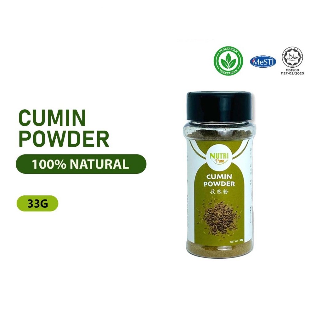 Nutri Pure Cumin Powder 33g | Serbuk Jintan Putih (Halal)