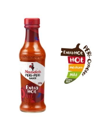 Nando's Extra Hot PERi-PERi Sauce (250g) [Halal] [Low Calorie]